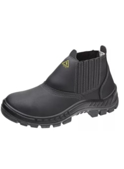 BOTA C/ELASTICO BICO PLÁSTICO MICROFIBRA PRETA ELETRICISTA NEW PRIME - MARLUVAS - CA: 35841