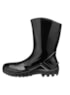 BOTA GALOCHA PRETO CANO MÉDIO S/ FORRO S/ BICO PVC SOLA PVC - MARLUVAS/VULCAFLEX - CA: 42291 Tamanho:45