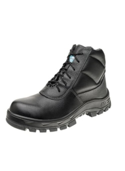 BOTA PRETO C/ CADARCO BICO COMPOSITE PLUS COURO - MARLUVAS - CA: 47069 Tamanho:45