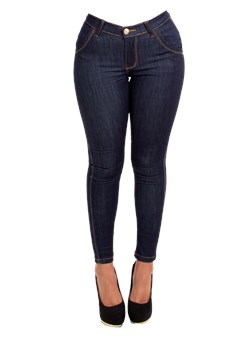 Calça Jeans Skinny com Bolso Feminina Azul