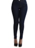 Calça Jeans Skinny com Vies Feminina Azul