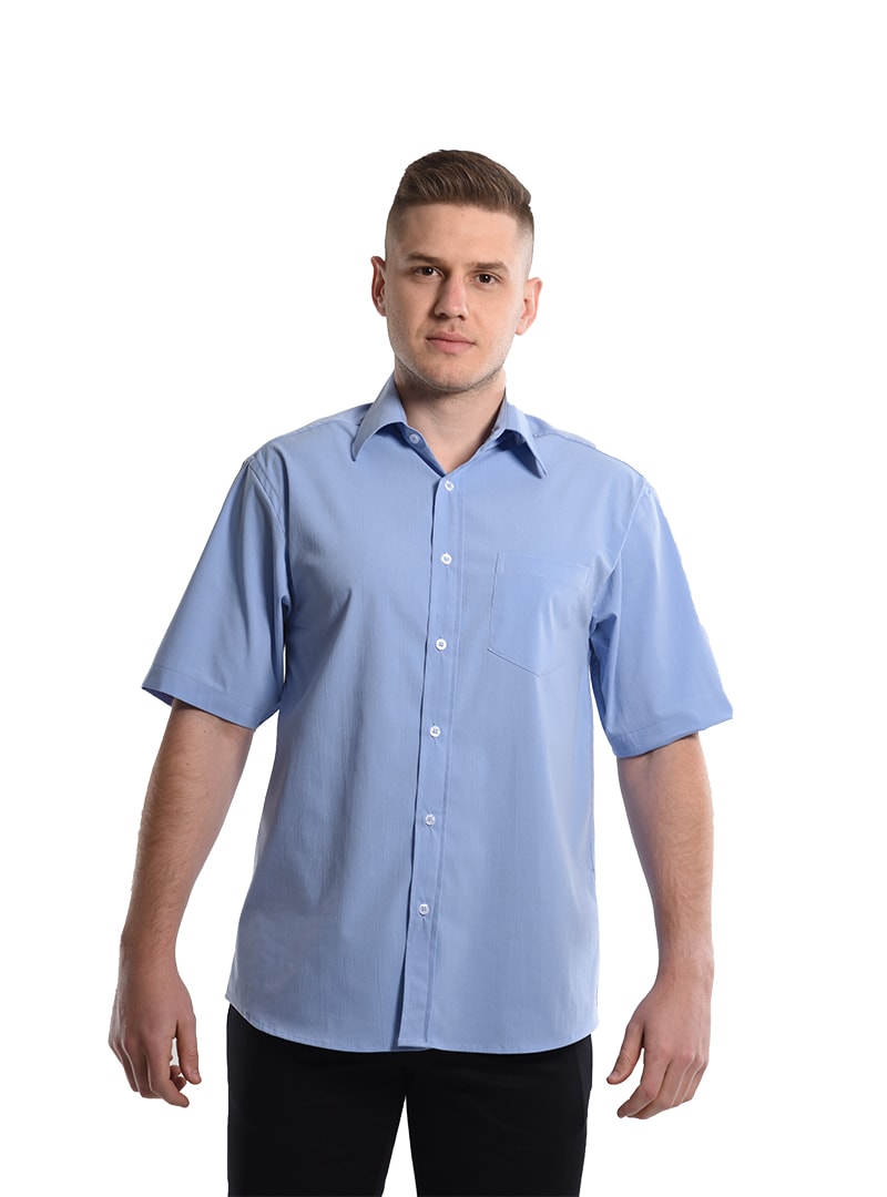 Camisa best sale azul uniforme