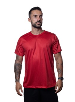 Camiseta Malha Fria Gola Redonda Vermelho