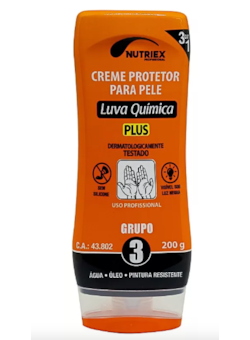 PROTETOR DE PELE LUVA QUIMICA PROFISSIONAL 200G NUTRIEX