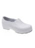 SAPATO EVA ANTI-DERRAPANTE BRANCO S/ BICO LISO FLEX CLEAN (SOLADO CAQUI) - CA: 39213