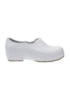 SAPATO EVA ANTI-DERRAPANTE BRANCO S/ BICO LISO FLEX CLEAN (SOLADO CAQUI) - CA: 39213